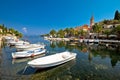 Splitska village on Brac island waterfront view Royalty Free Stock Photo