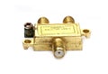 Splitter for television cable Royalty Free Stock Photo