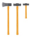 Splitting Maul and Sledge Hammers Royalty Free Stock Photo