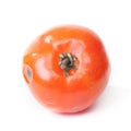Spoiled tomato on white background Royalty Free Stock Photo