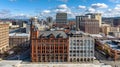 spokane downtown aerial view day autumn Royalty Free Stock Photo