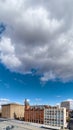 spokane downtown aerial view day autumn Royalty Free Stock Photo