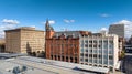 spokane downtown aerial view day autumn Royalty Free Stock Photo