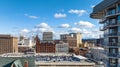 spokane downtown aerial view day autumn Royalty Free Stock Photo