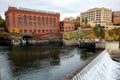 Spokane River in Spokane Royalty Free Stock Photo