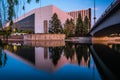 Spokane River in Riverfront Park with Clock Tower Royalty Free Stock Photo