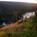 Spokane river Royalty Free Stock Photo