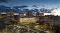 spokane sunset downtown tower main street