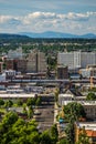 Spokane washington city skyline and spokane valley views Royalty Free Stock Photo