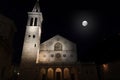 duomo di spoleto umbria italy at night Royalty Free Stock Photo