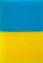 Sponge background. Yellow and blue