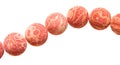 Sponge coral beads Royalty Free Stock Photo