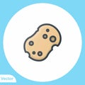 Sponge flat vector icon sign symbol