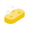 Sponge vector illustration, Hygiene flat style icon