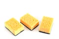 Sponge for washing dishes isolated on white background Royalty Free Stock Photo