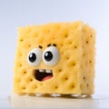 Spongy Spongecake Monster In Depth Of Field Style