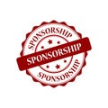 Sponsorship stamp illustration