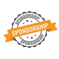 Sponsorship stamp illustration