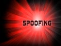 Spoofing Attack Cyber Crime Hoax 2d Illustration Royalty Free Stock Photo