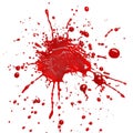 Spooky Blood Splatters. Elevate your horror movie special effects with these realistic blood splatters Royalty Free Stock Photo