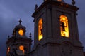 Spooky Church Bell Tower Royalty Free Stock Photo