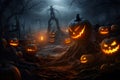 Spooky Delight: Terrifying Figures on Halloween