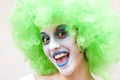 Spooky female clown Royalty Free Stock Photo