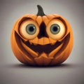 Spooky and Funny Halloween Pumpkin Sketch