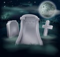 Spooky grave