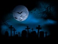 Spooky graveyard Royalty Free Stock Photo