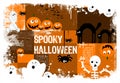 Spooky halloween background Royalty Free Stock Photo