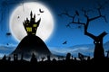 Spooky Halloween night Royalty Free Stock Photo