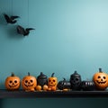 Spooky Halloween skeleton hand Royalty Free Stock Photo