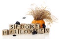 Spooky Halloween Wishes Royalty Free Stock Photo
