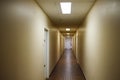 Spooky hallway in old building Royalty Free Stock Photo