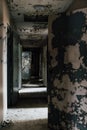 Spooky Hallway with Open Doors - Abandoned Sleighton Farm School - Pennsylvania