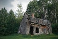 Spooky haunted house