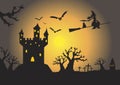 Spooky haunted house Royalty Free Stock Photo