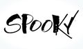 Spooky lettering for Halloween