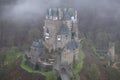 Spooky Medieval Burg Eltz Castle Royalty Free Stock Photo