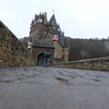 Spooky Medieval Burg Eltz Castle Royalty Free Stock Photo