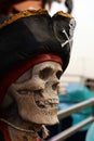 Spooky Mysterious Caribbean Head Sea Pirate Captain