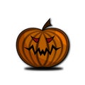 Spooky pumpkin design for helloween attributes