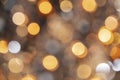 Spooky smokey bokeh background in golds and oranges and browns Royalty Free Stock Photo