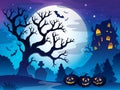 Spooky tree theme image 3