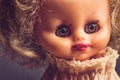 Spooky vintage doll portrait Royalty Free Stock Photo