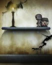 Spooky voodoo doll Royalty Free Stock Photo