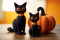 with spooky and whimsical felted creations for Halloween