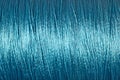 Spool of blue thread macro background Royalty Free Stock Photo