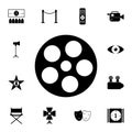 Spool icon. Detailed set of cinema icons. Premium quality graphic design icon. One of the collection icons for websites